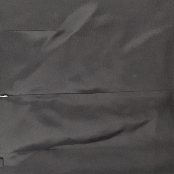 Rena Lange Wool Silk Blend Color Block Black Cream Skirt - Picture 6 of 7